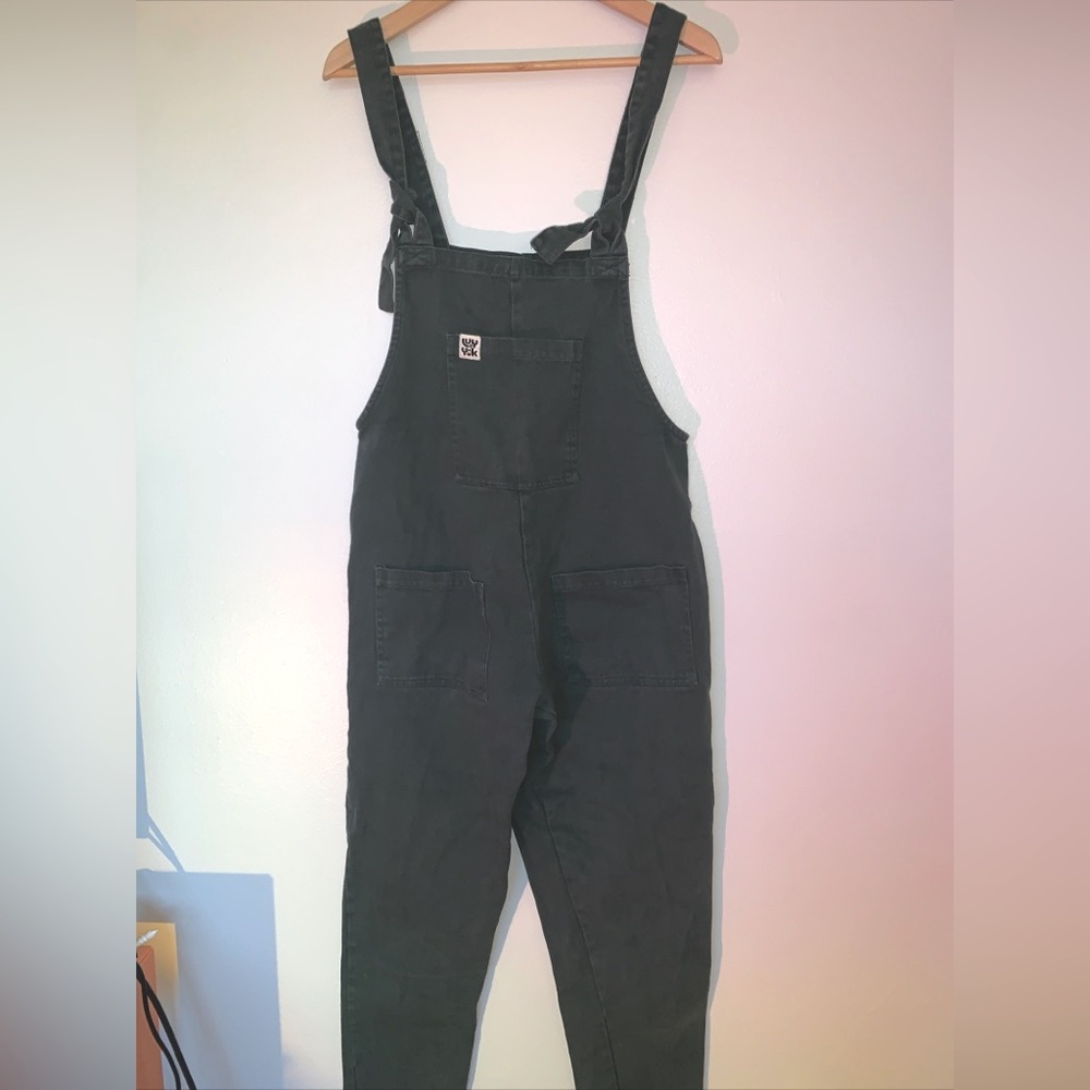 Lucy and Yak forest green coveralls